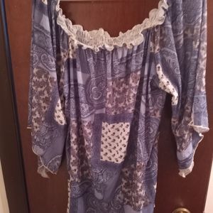 Off the shoulder blouse